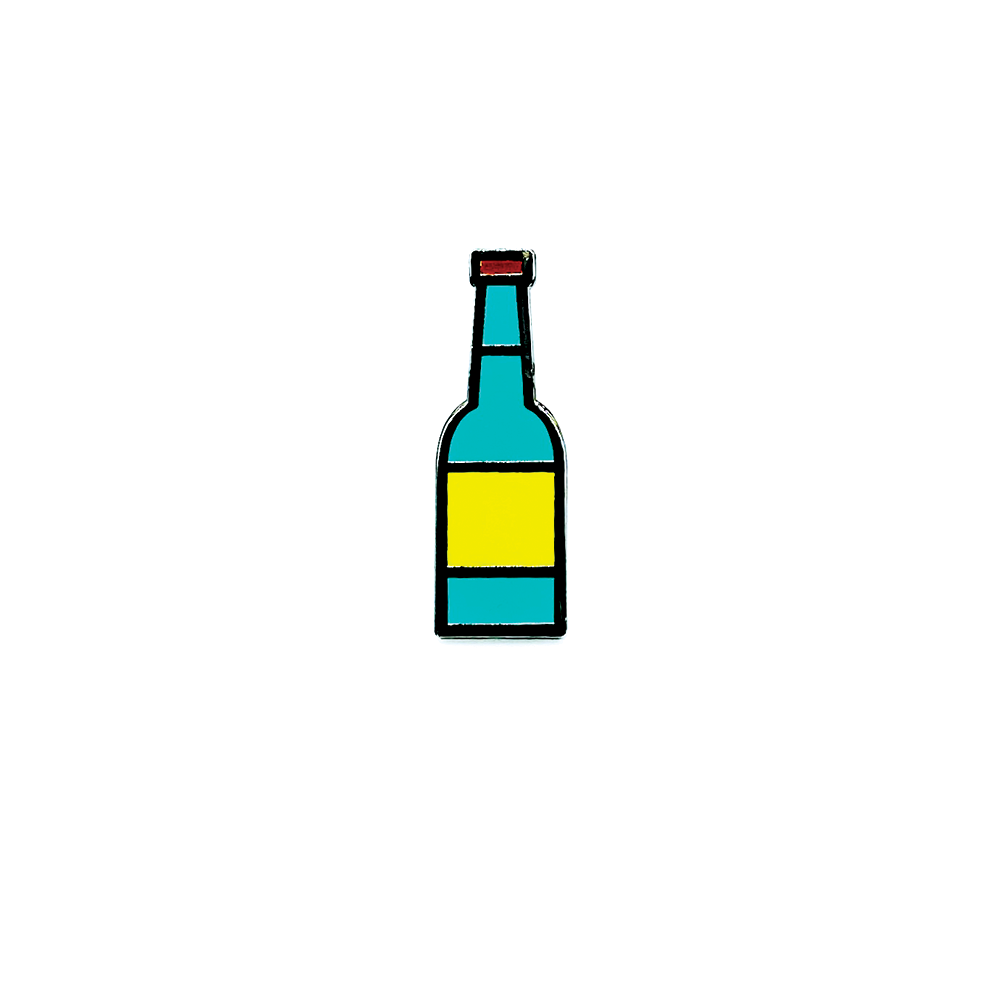 Soju Enamel Pin