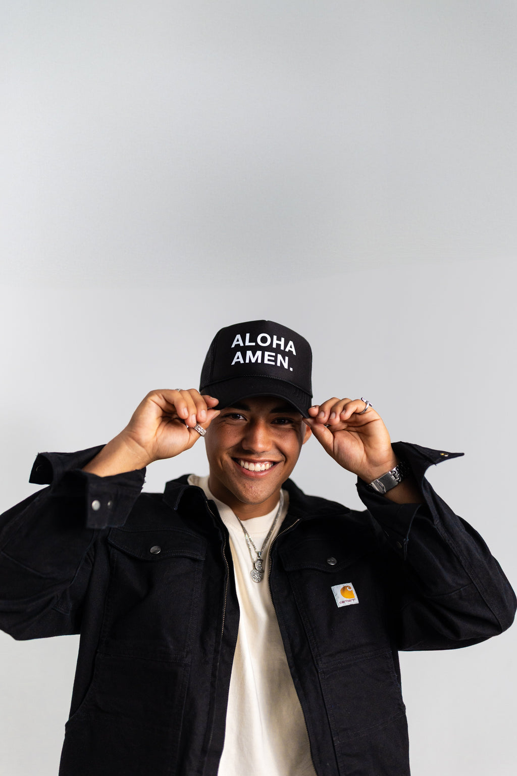 Amen. Trucker Hat - Black
