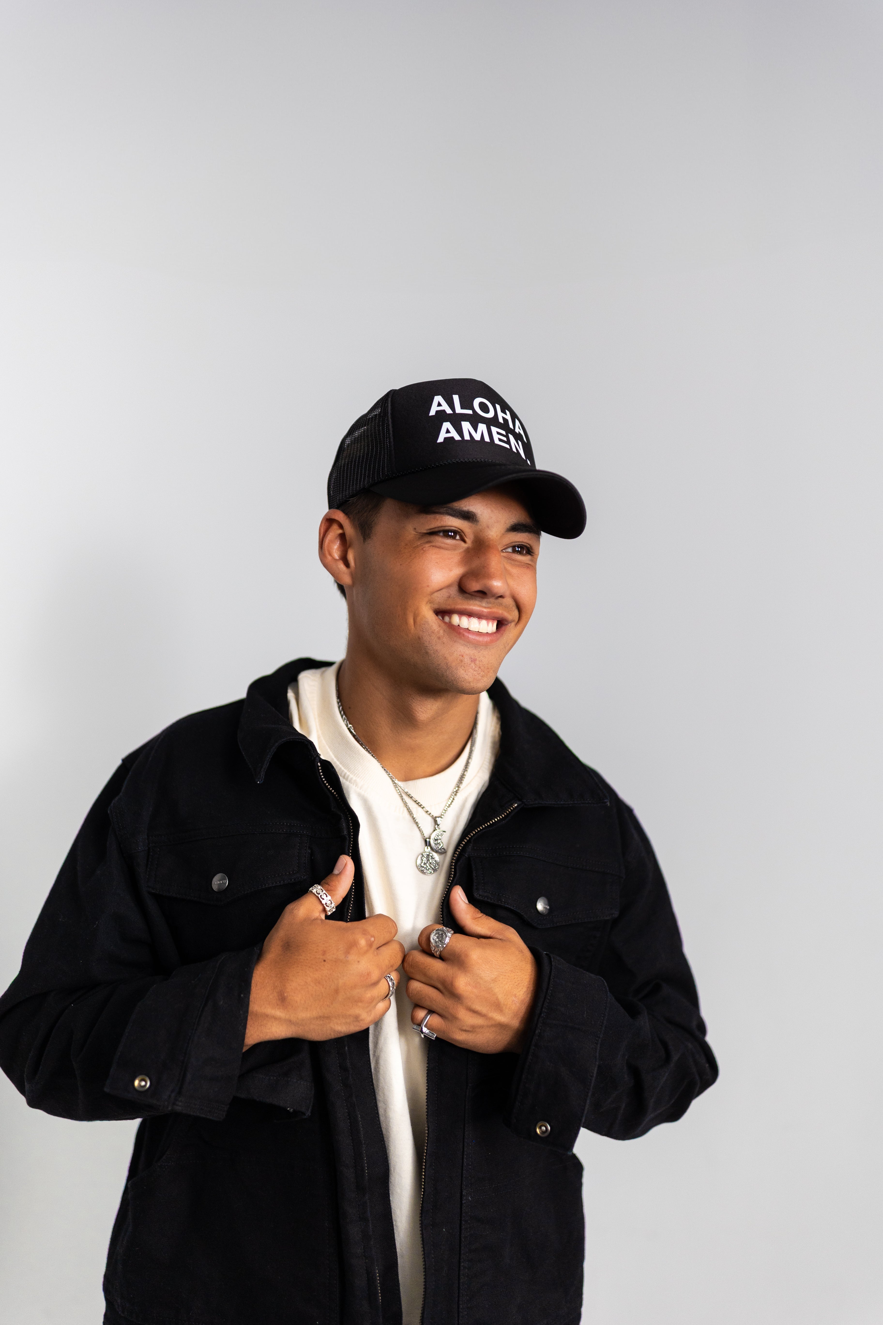 Amen. Trucker Hat - Black