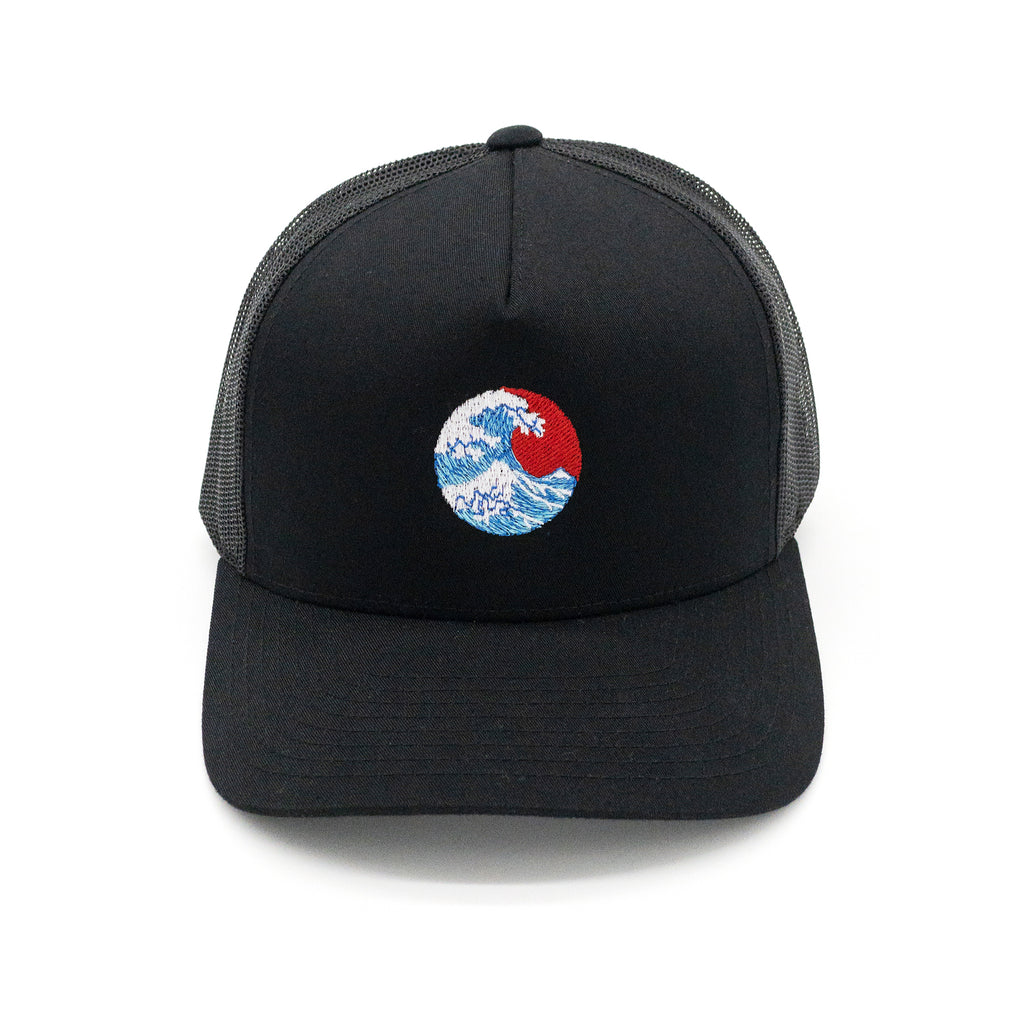 Great Wave Off Kanagawa Retro Trucker